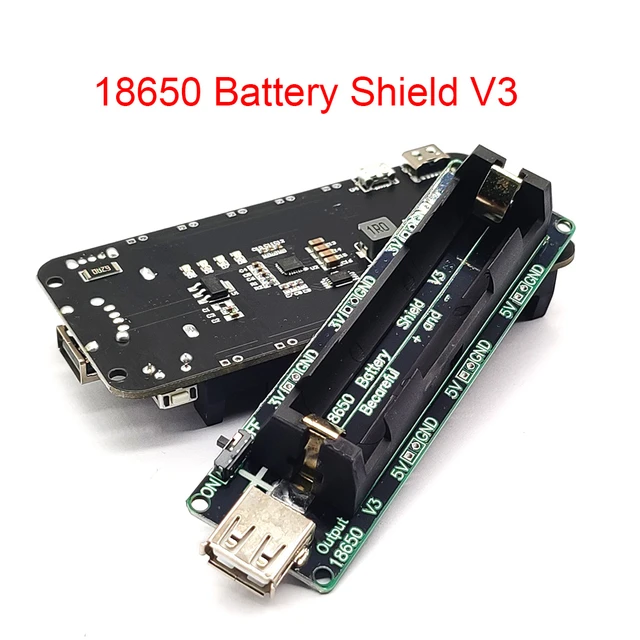 Bouclier de batterie V3 Raspberry Pi / Arduino / ESP32 - 4* 18650