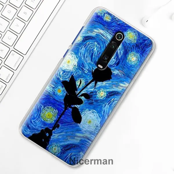 Ван Гог Звездная ночь чехол для телефона для Xiaomi Mi 9T CC9 CC9E A3 A1 A2 9 Pro 8 9 Lite 5X 6X играть Poco F1 в твердом переплете - Цвет: H13