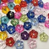 50/100pcs Mix New! Fancy Plastic button With Rinestone sewing craft appliques Lots PT06 1