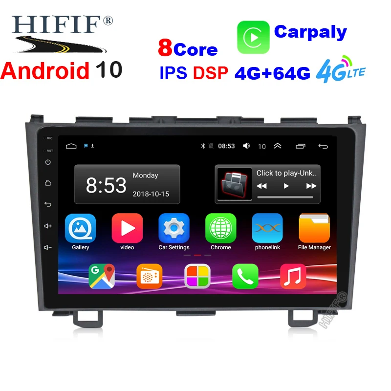 Автомобильный Радио мультимедийный плеер 2 din 9 &quotAndroid 10 Авто Навигация Carplay для
