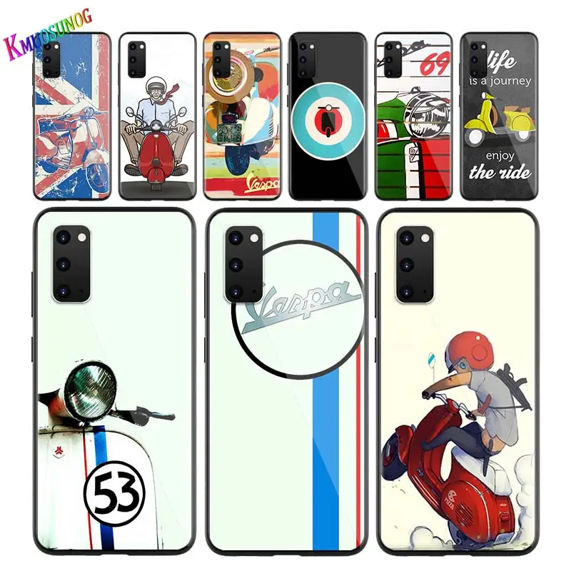 Модный чехол для телефона Vespa Scooter Samsung Note 20 S20 FE Lite Ultra Plus A91 A71 A51 A41 A31 A21 A21S A11 A12 A42 A01 |