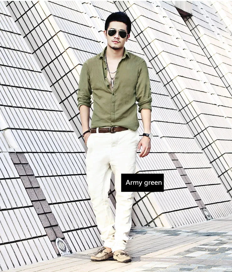 Zogaa New Man's Casual Shirts Men's Solid New Streetwear Male Long Sleeves Turn-down Collar Print Shirts Multi Colors XXL