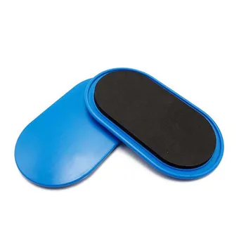 

1 Pair Fitness Gliding Discs Core Slider With Covers Whole-Body Workout Coordination Training Home Gym Exercise Equipment Blue