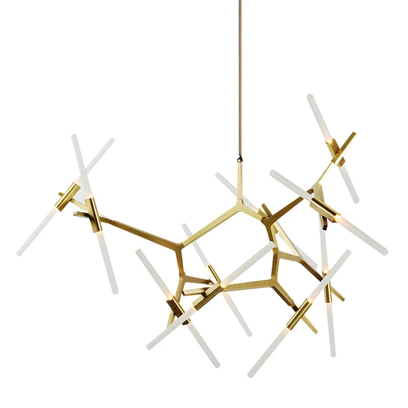 

Nordic Modern Loft Led Chandelier Foyer Living Room Restaurant Bedroom Indoor Decoration Hanging Light Fixtures Free Shipping