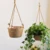 Солома Висит Плантатор Корзина Комнатное Растение Висит Корзины Для Хранения Ручной Вязки Тканый Цветочный Горшок Ротанг Патио Сад Украшения
