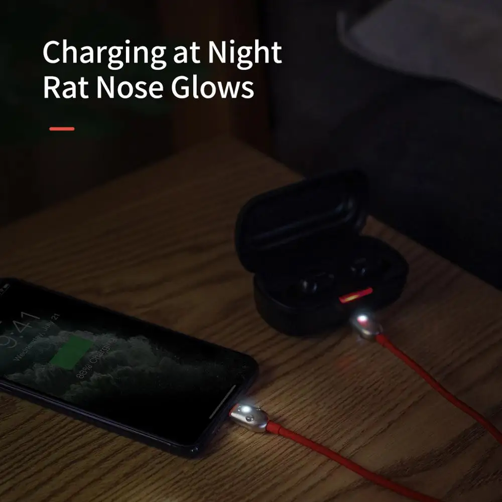 Baseus, милый USB кабель для iPhone 11, XR, 8, 6, samsung, Xiaomi, huawei, 3 в 1, зарядное устройство для мобильного телефона, Тип C, Micro USB C кабель