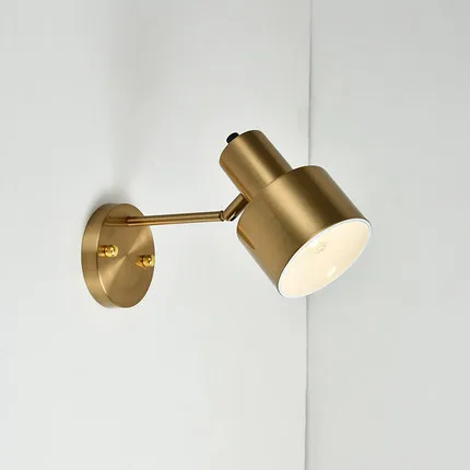 

Nordic restaurant shop contracted sitting room background wall of bedroom the head of a bed personality metal wall lamp