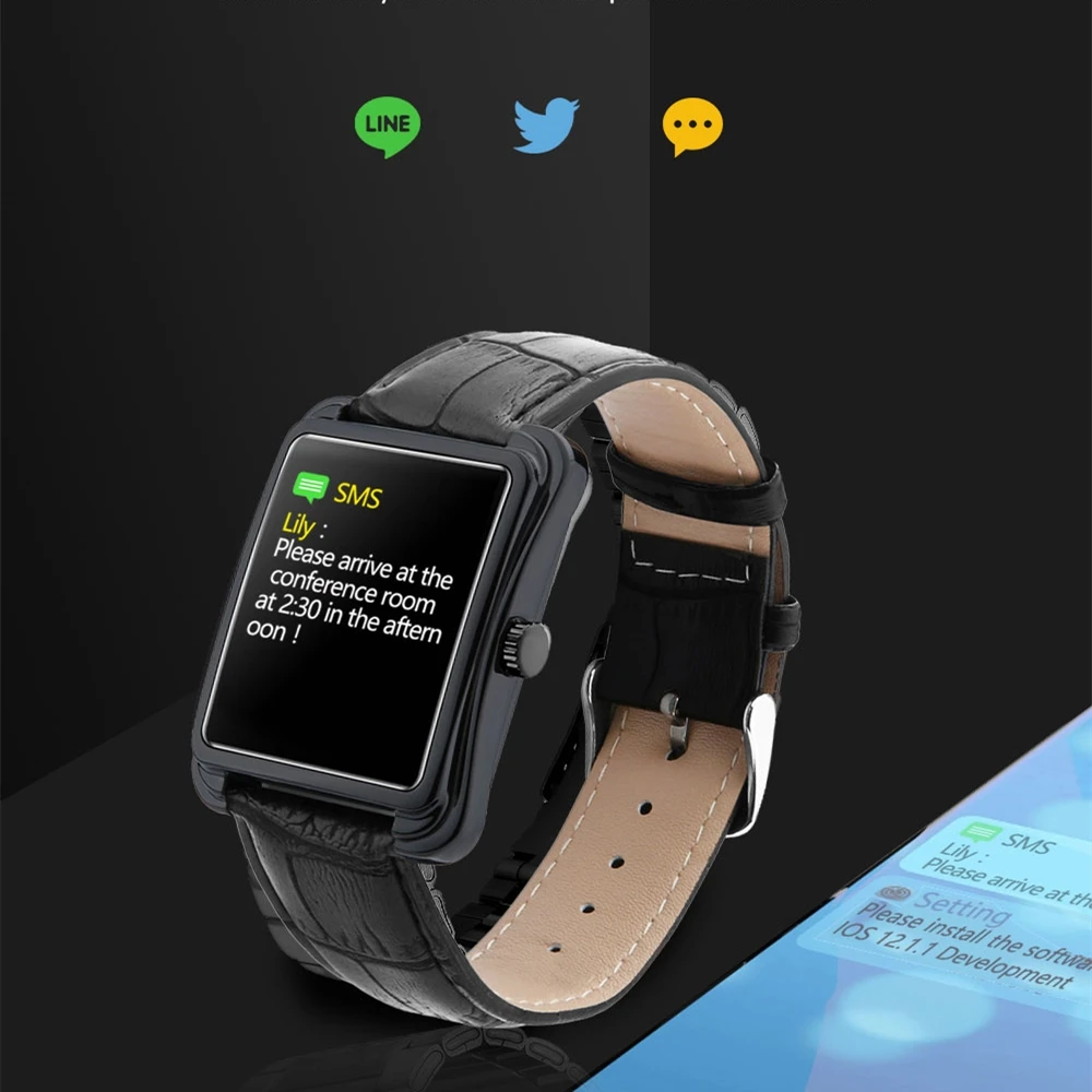 V60S Smart Watch Men Business Style Waterproof Smart Bracelet Blood Pressure Heart Rate Monitor Smart Band iOS Android Watch V60S Smart Watch Men Business Style Waterproof Smart Bracelet Blood Pressure Heart Rate Monitor Smart Band iOS Android Watch