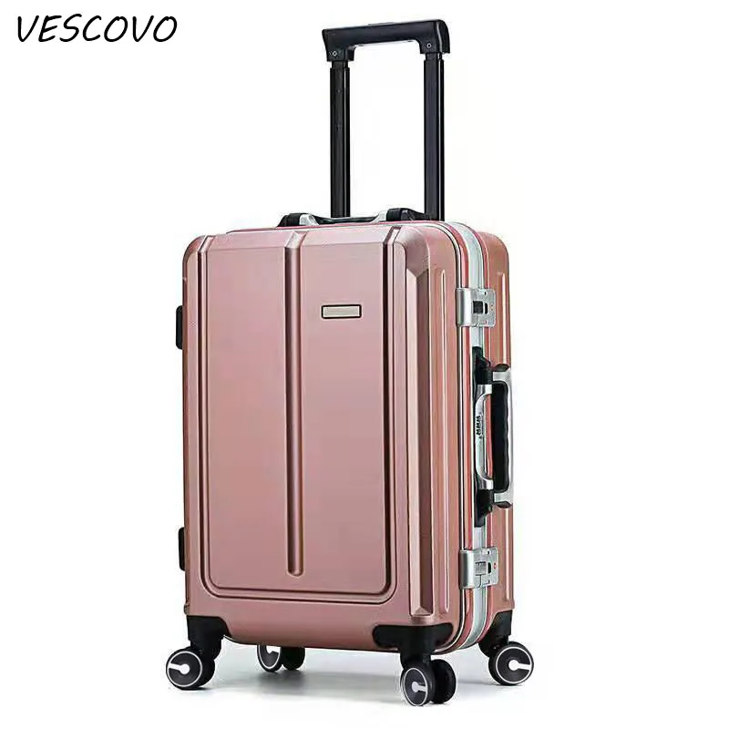 VESCOVO2" 22" 2" 26 дюймов PC чемодан на колёсиках, Спиннер на колесиках, высокое качество, алюминиевая рама, деловой чемодан на колесиках, чемодан для путешествий
