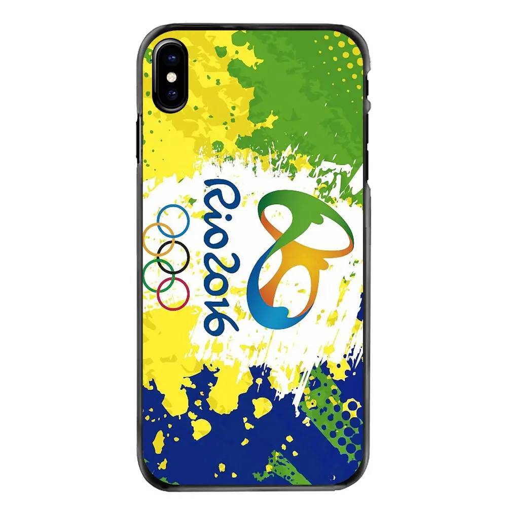 2016 чехол для телефона с логотипом летних игр в Рио де Жанейро iPhone 11 Pro iPod Touch 4 4S 5 5S 5C