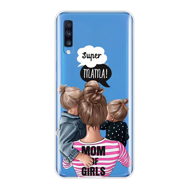 Задняя крышка для samsung Galaxy A40 A30 A20 A10 Baby Mom Женский Мягкий силиконовый чехол для телефона samsung Galaxy A80 A70 A60 A50 чехол - Цвет: No.3