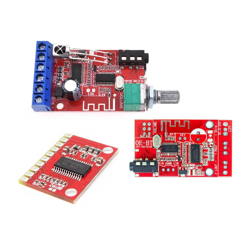 DC 12V 24V Bluetooth модуль аудиоресивера 15 W 30 * 2 стерео усилитель платы|Аксессуары для MP3