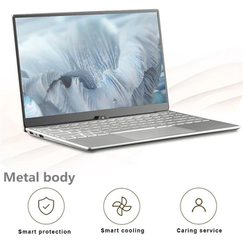 Ordenador portátil de Metal con Windows 10, Ultrabook para juegos con memoria RAM de 32GB Rom, 2TB SSD, Wifi de 2,4G/5,0G, Bluetooth, Intel Celeron 5205U