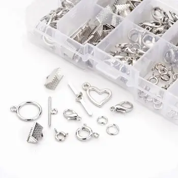 

DIY jewelry production supplies kit gold hook lobster clasp ornaments hook jump ring earrings hook OT switch buckle