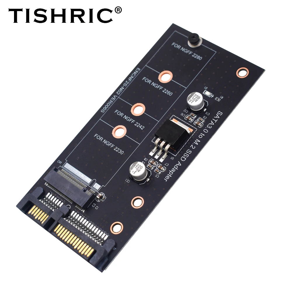 TISHRIC M.2 B Key NGFF Msata SSD To SATA 3.0 2.5 Adapter M.2 SSD Converter Riser Card for PC Laptop Add On Card up to 6Gps with m2 ssd adapter m2 to sata adapter
