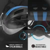 QUESHARK Professional Cycling Helmet with Goggles Big Size 58-64cm MTB Bike Transparent Lens Helmet Cycling Safely Cap ► Photo 3/6