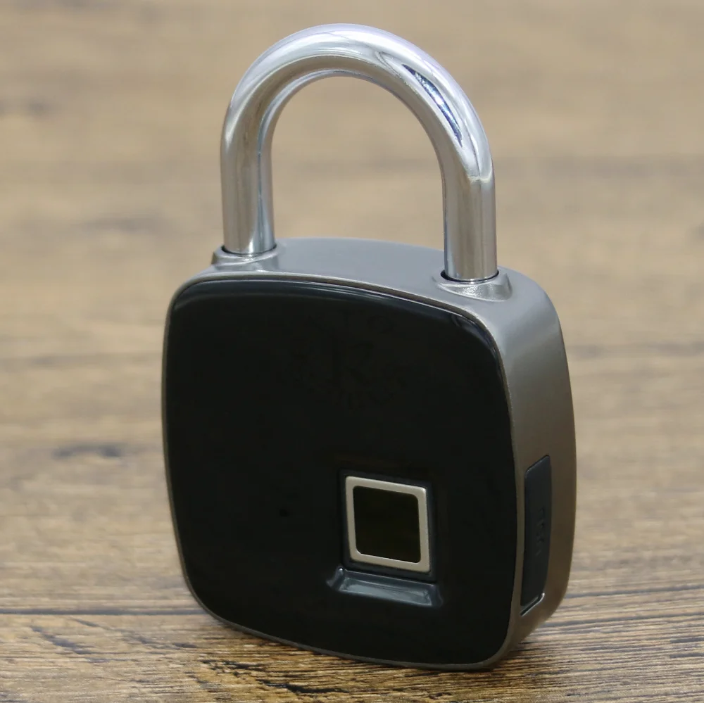 Freeshipping by DHL 40pcs/lot Anytek P3 Fingerprint Lock Waterproof Keyless Anti-theft Padlock Door Lock