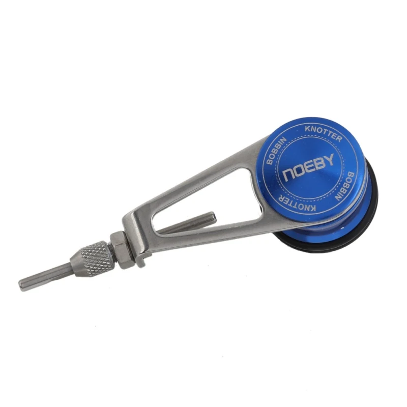 Fishing Line Knotting Tool durable adjustable resistant non-slip Fishing Line Winder Assist Knotting Machine NEW - Цвет: Синий