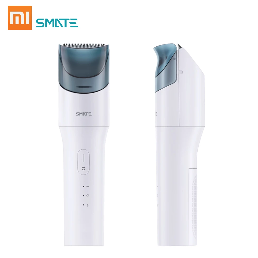 Gray Для Xiaomi SMATE Детский Электрический триммер для волос USB Водонепроницаемый триммер для стрижки перезаряжаемая Автоматическая машинка для стрижки волос для детей - Цвет: Gray