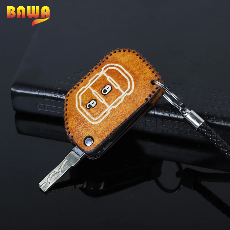 BAWA чехол для ключей Jeep Wrangler JL кожаный защитный чехол для ключей Органайзер сумка держатель для ключей для Jeep Wrangler jl аксессуары