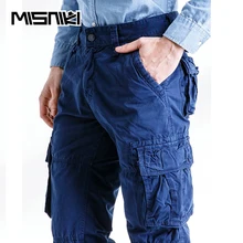 Модные милые весенне-осенние хлопковые брюки-карго, мужские повседневные тактические брюки с несколькими карманами, Pantalon Homme