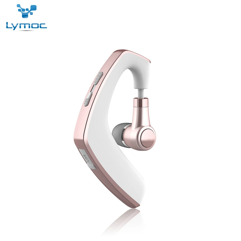 Lymoc Upgrade Y8, Bluetooth наушники, гарнитура, ушные крючки, беспроводные гарнитуры, V4.2, шумоподавление, HD микрофон, музыка для iPhone, huawei - Цвет: Rose Gold