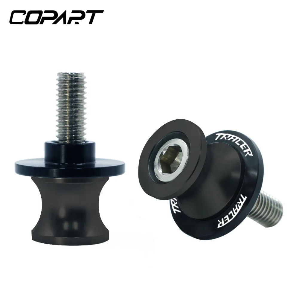 Для YAMAHA Tracer 900/GT Tracer 900 700 GT Tracer 700 MT09 MT07- 6 мм ЧПУ мотоциклетные поворотные Катушки слайдер стенд винт - Цвет: Черный