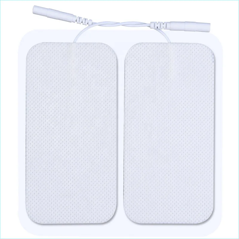 

10 pairs 5*10 Self High Quality Nerve Stimulator Non-woven fabric Electrode Pads Tens Electrodes Digital Therapy Machine Massage