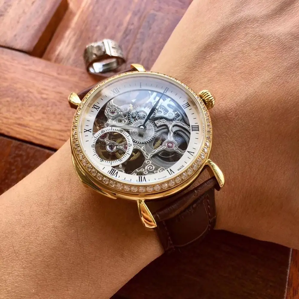 

WG09112 Mens Watches Top Brand Runway Luxury European Design Automatic Mechanical Watch