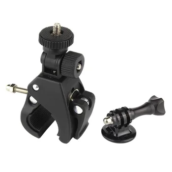 

Practical ABS Camera Mount Outdoor Easy Install Holder Rotatable Stable Bicycle Handle Motorcycle Threaded Bracket