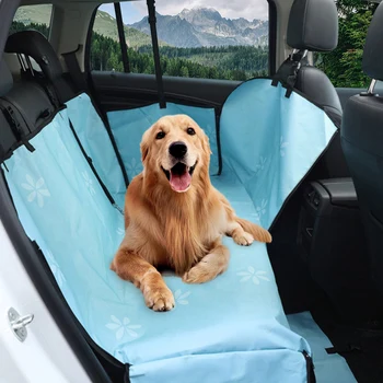 

Travel Dog Car Seat Cover Folding Hammock Pet Carriers Bag Carrying For Cats Dogs Waterproof Carrier Cars Rear Back Seat Mat
