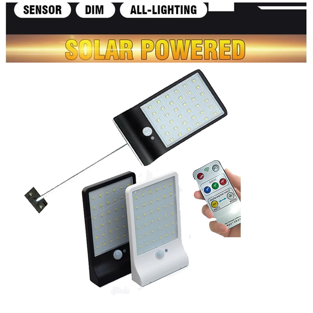 

36 LED Solar light Motion Sensor solar lamp Outdoor Waterproof Street Garden Security lights garage spotlight floodlight w pole