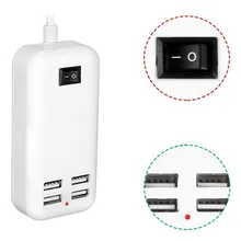 15 Вт 4 A порты USB многопортовое зарядное устройство Питание Зарядное устройство для мобильного телефона Зарядка для Iphone 8 samsung Galaxy S8 Plus Xiaomi IPad