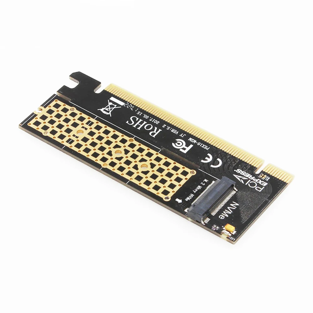 M.2 NVMe SSD адаптер M2 на PCIE 3,0X16 контроллер карты M ключ интерфейс Поддержка PCI Express 3,0x4 Размер 2230-2280 M.2 полная скорость