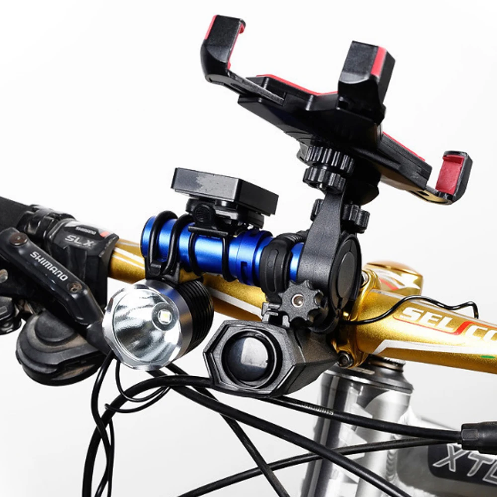 10/20cm Handlebar Extender Mountain Bike MTB Handlebar Expander Bike Cycling Mount Headlight Bracket Holder Accessorie
