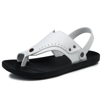 

beach sandalen herren summer piel masculino slide piscine cuir casa cuero masculina playa homme erkek sandal sandals sandalia