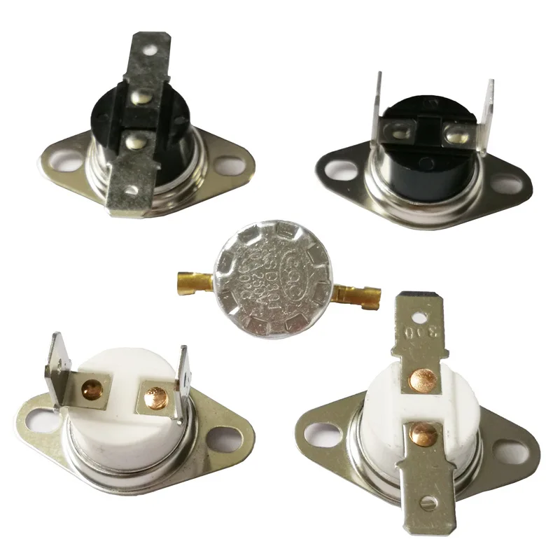 KSD301 250V10A 40 градусов до 120 ℃ автоматического возврата в исходное положение защитник из бакелита нормально закрытый внезапный скачок Температура контроллер