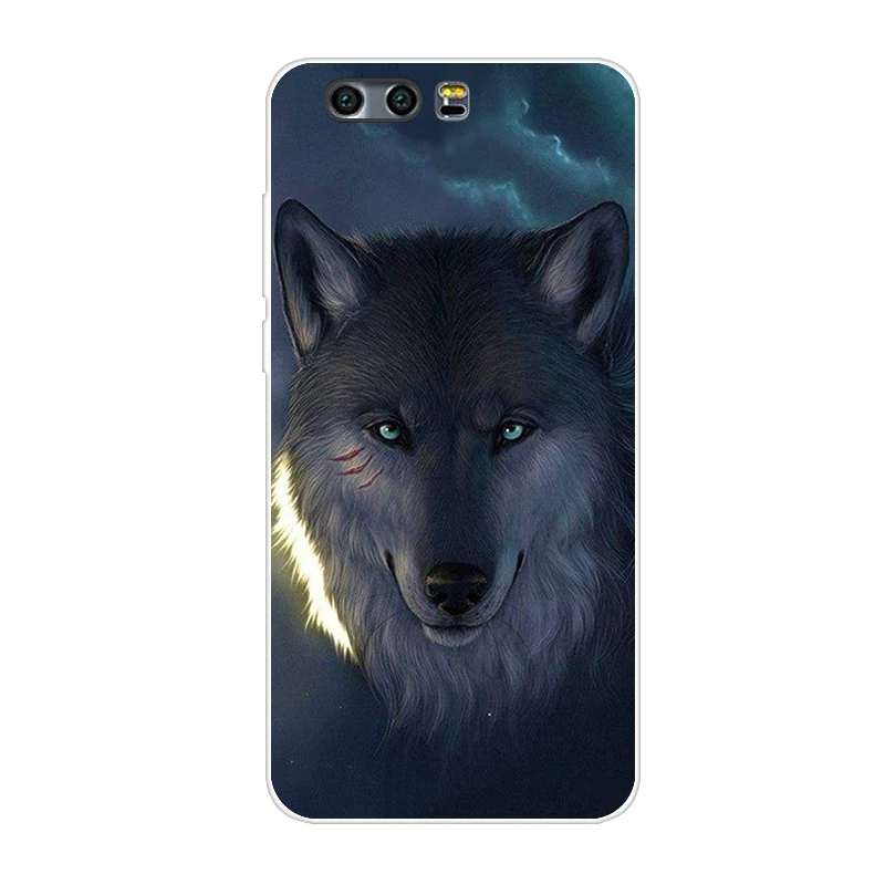Мягкий TPU чехол для huawei Honor 9 STF-L09 STF-AL00 STF-AL10 STF-TL10 силиконовый чехол-накладка для телефона чехол для huawei Honor9 печати мешок ракушек - Цвет: Розовый