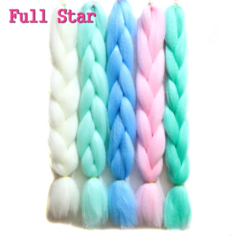 glowing hair jumbo braids 23