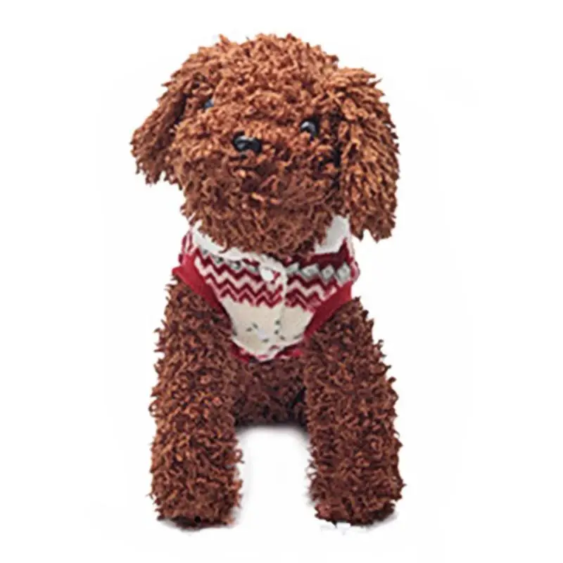 Snowflakes Thick Dog Jacket Coral Velvet Clothes Pet Coat Hoodie Warm Autumn Winter Sweater Puppy Clothing Supplies