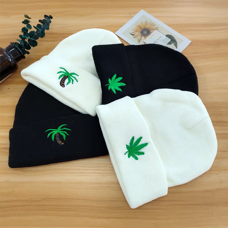 Fashion Beanie Hat Women Men Knitted Warm Winter Hats Solid Hip-hop Casual Cuffed Beanies Bonnet Party gift