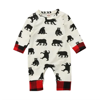 

Baby Boy Girl Clothes Newborn Kid Baby Boy Girl Bear Clothes Jumpsuit Romper Playsuit Outfits