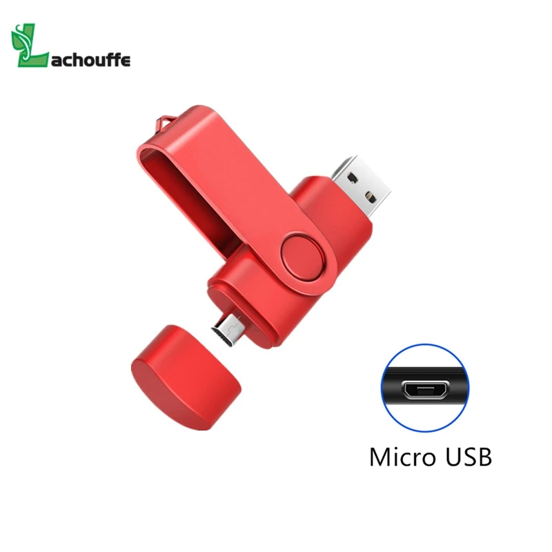 Тип c usb флэш-память 32 Гб 64 Гб 128 ГБ Usb флеш-накопитель карта памяти флешка - Цвет: red micro usb