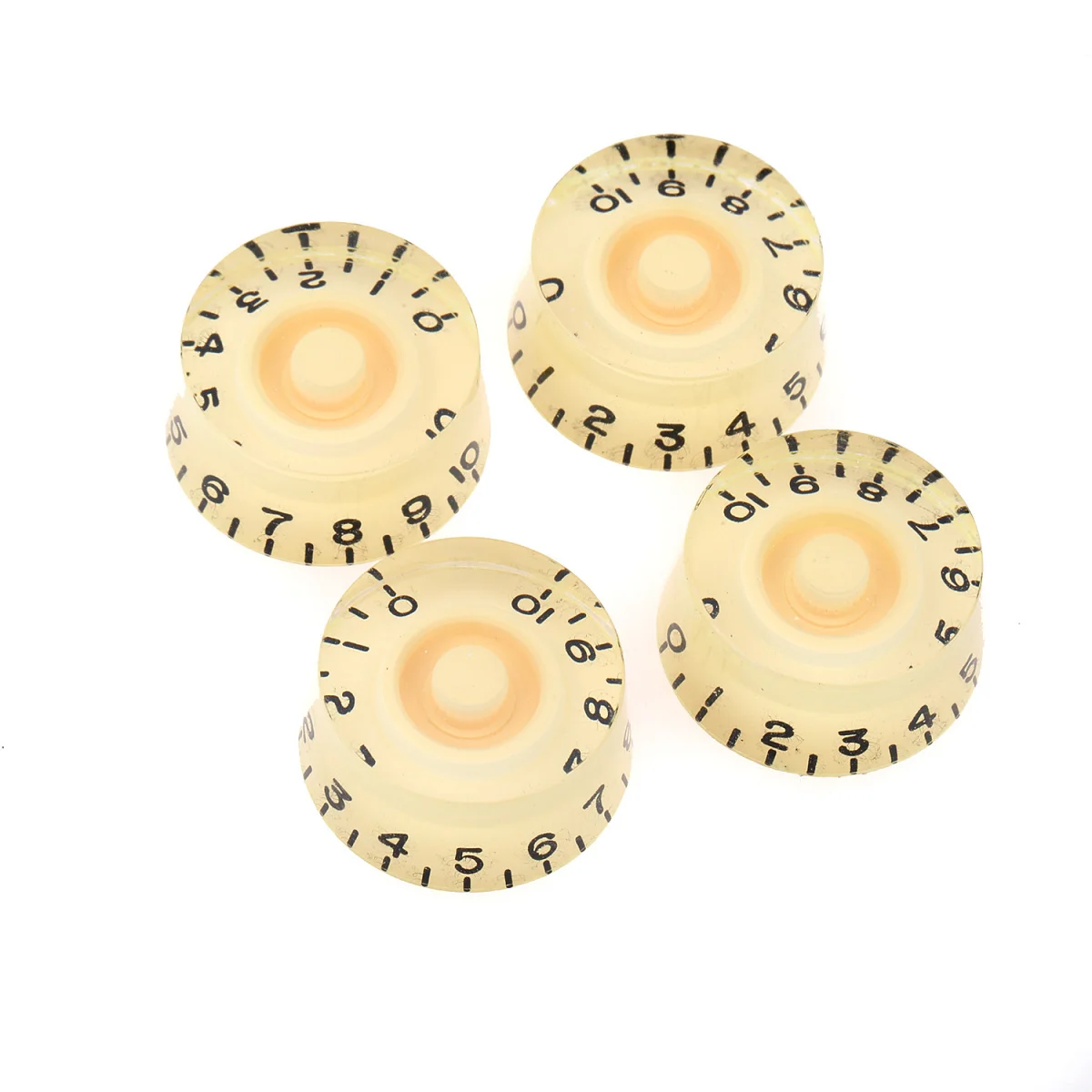 

Musiclily Pro Imperial Inch Size Control Speed Knobs for USA Made Les Paul Style Electric Guitar, Cream (Set of 4)