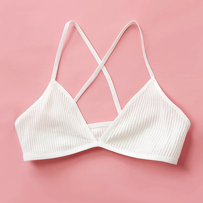 Сексуальный хлопковый женский бюстгальтер в рубчик Femme нижнее белье