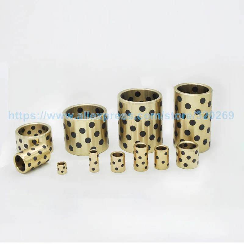 US Stock 50 x 60 x 60mm JDB Graphite Lubricating Bearing Bushing Sleeve Oilless