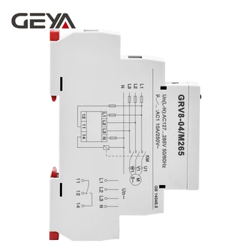 

GEYA GRV8-04 Three Phase Voltage Control Relay Phase Sequence Phase Failure Overvoltage Undervoltage Protection
