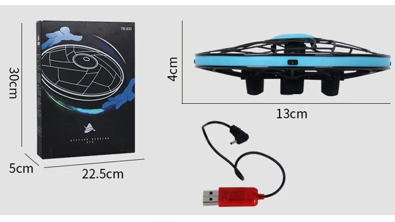Мини-Дрон UFO игрушки Инфракрасный зондирующий контроль ручной летающий самолет Анти-столкновения ручной Квадрокоптер Индукционная Игрушка Дрон