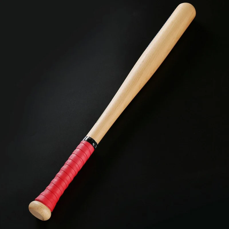 Baseball& Softballs Solid Wood Career Fitness Equipment 54cm Heavy Duty Bat Baseball for Outdoor Hardwood The