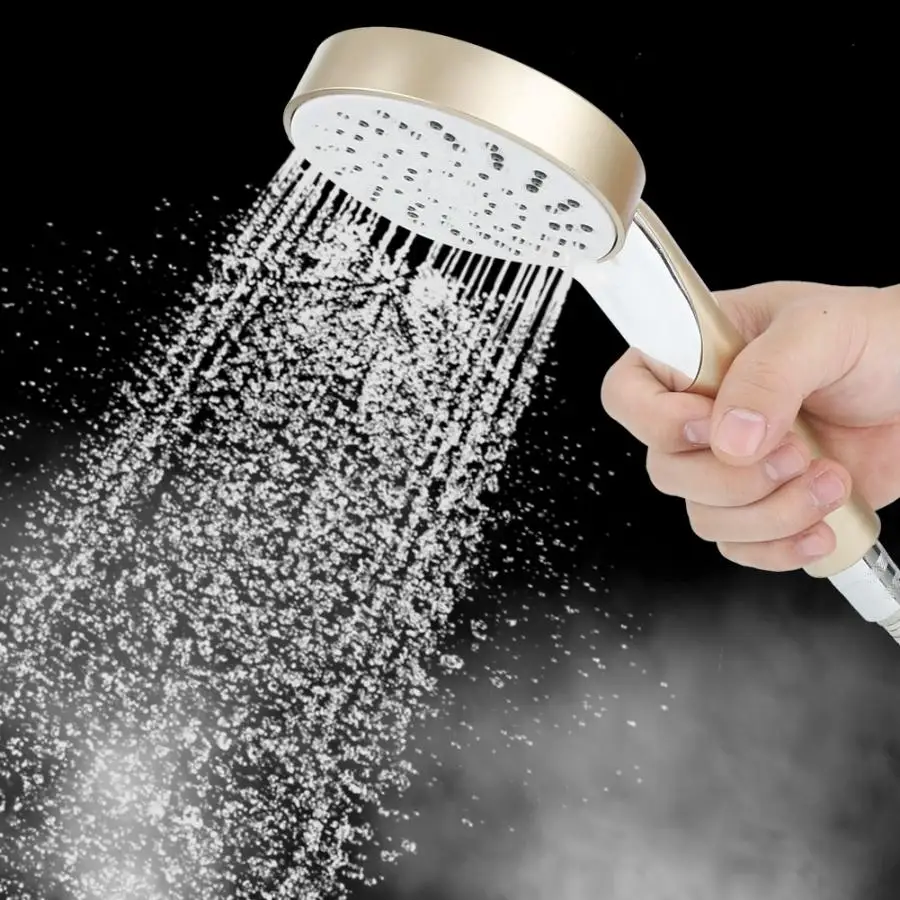 G1/2in Pressurized Handheld Shower Head Set Shower Sprayer Hose Kit Bathroom Accessories